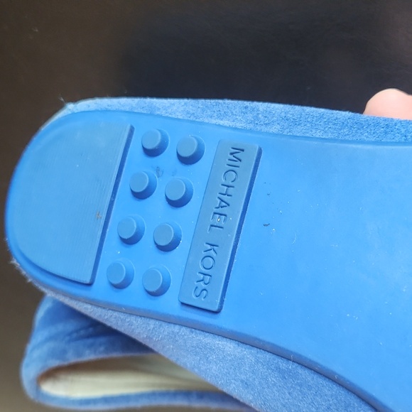 Michael Kors flats blue navy leather size 6.5 - Picture 14 of 17